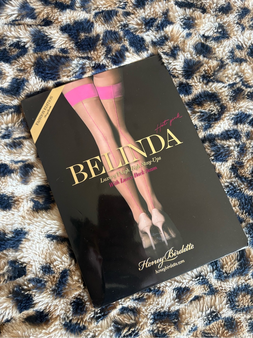 Honey birdette Belinda Hot Pink Thigh High Stay-Ups